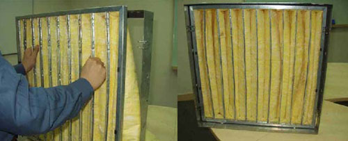 F8級耐高溫玻纖袋式中效過濾器 F8級耐高溫玻纖袋式中效過濾器